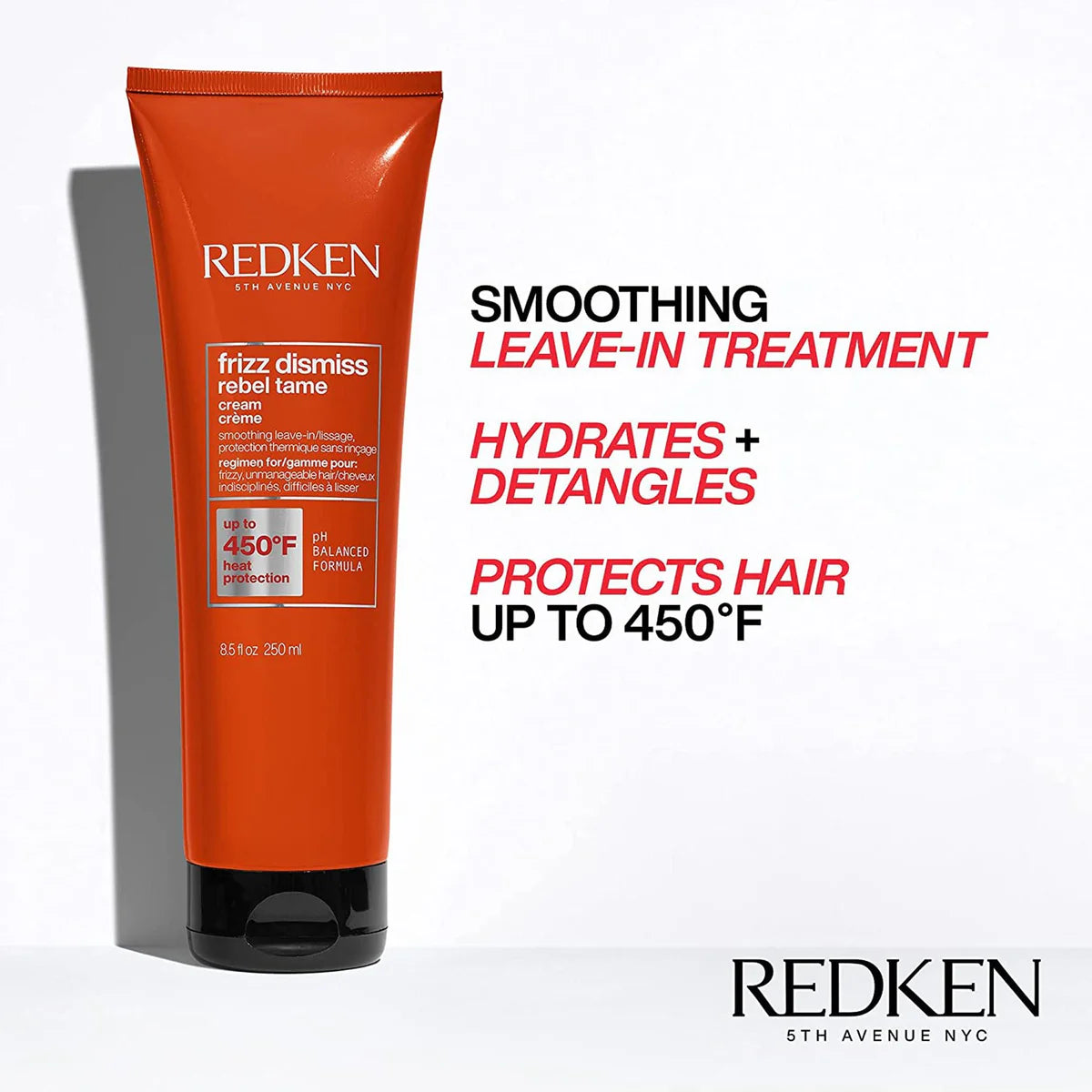 Redken crème sans rinçage rebelote tape frizz dismiss