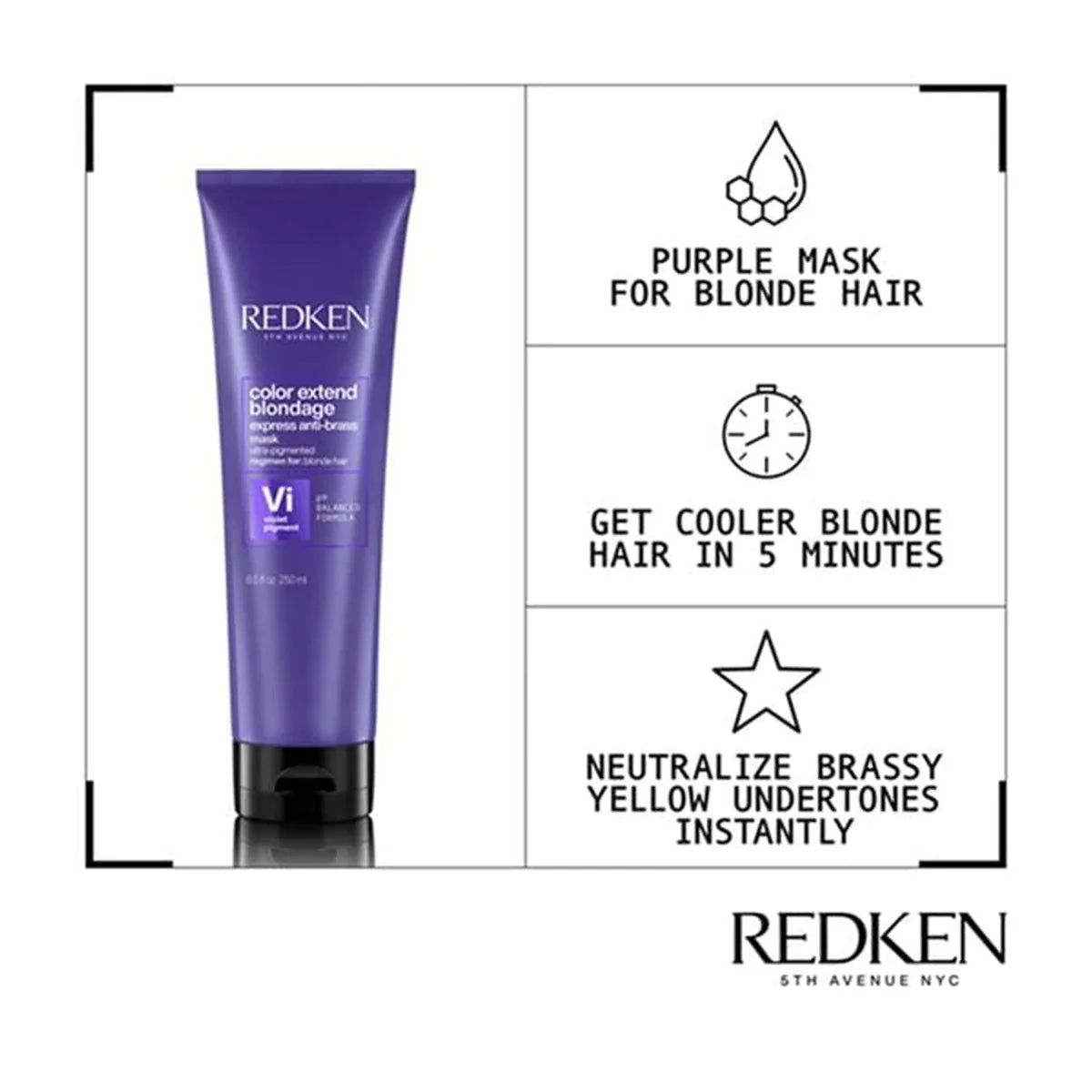 Redken masque ultra pigmenté express anti-jaunissement