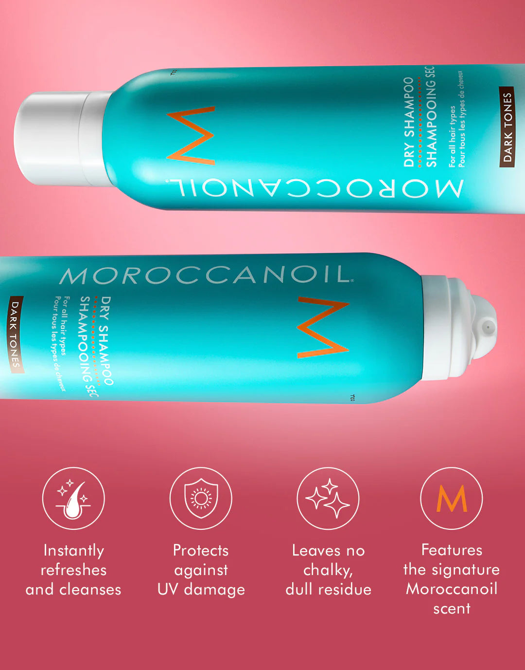 Shampooing sec tons foncée