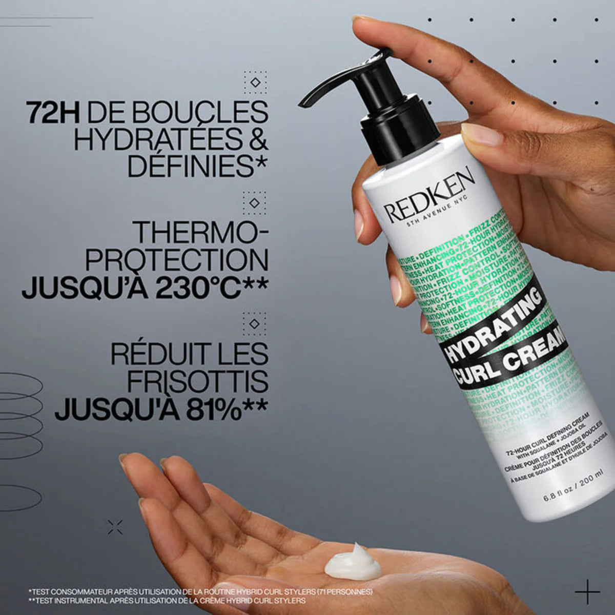 Redken crème hydratante définition des boucles