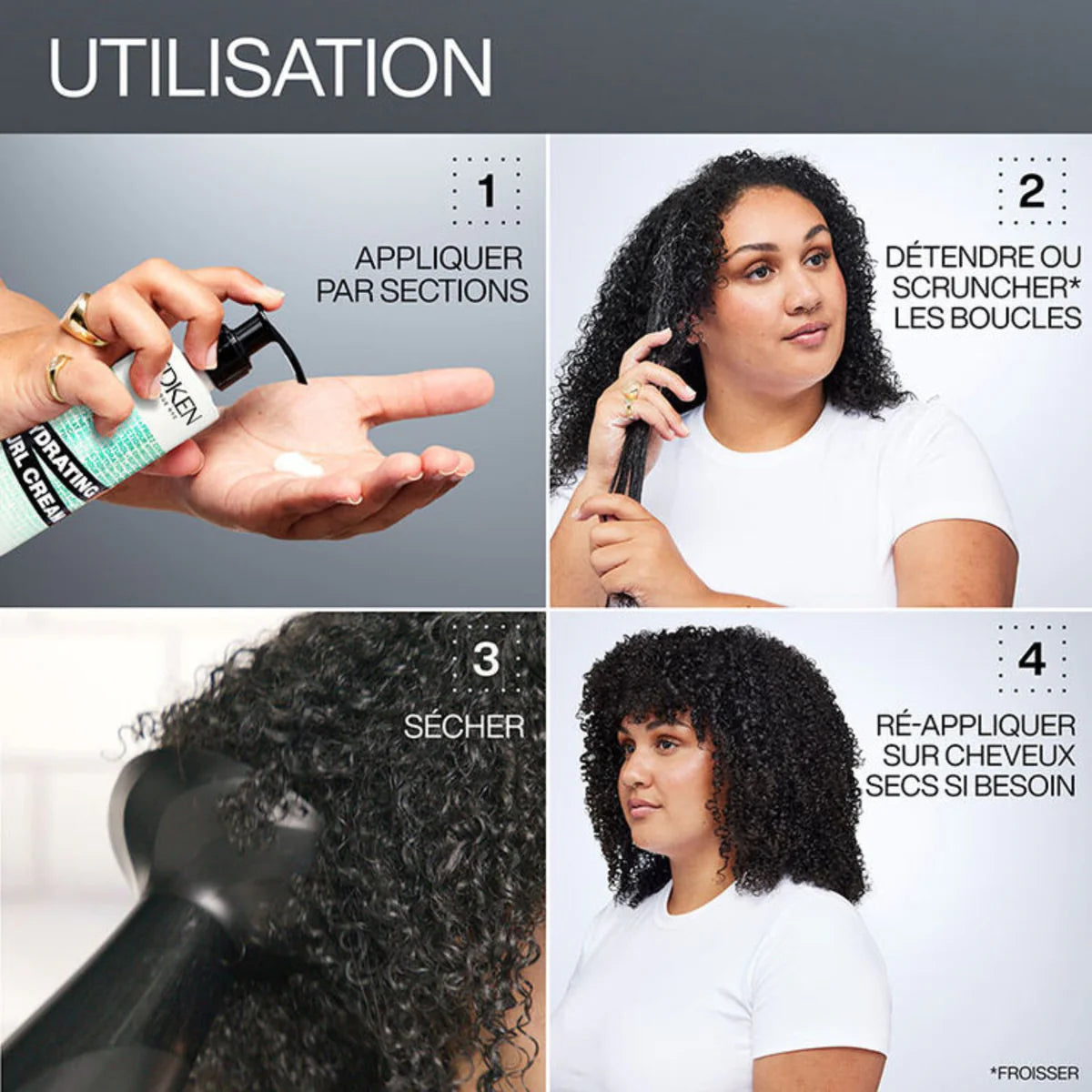 Redken crème hydratante définition des boucles