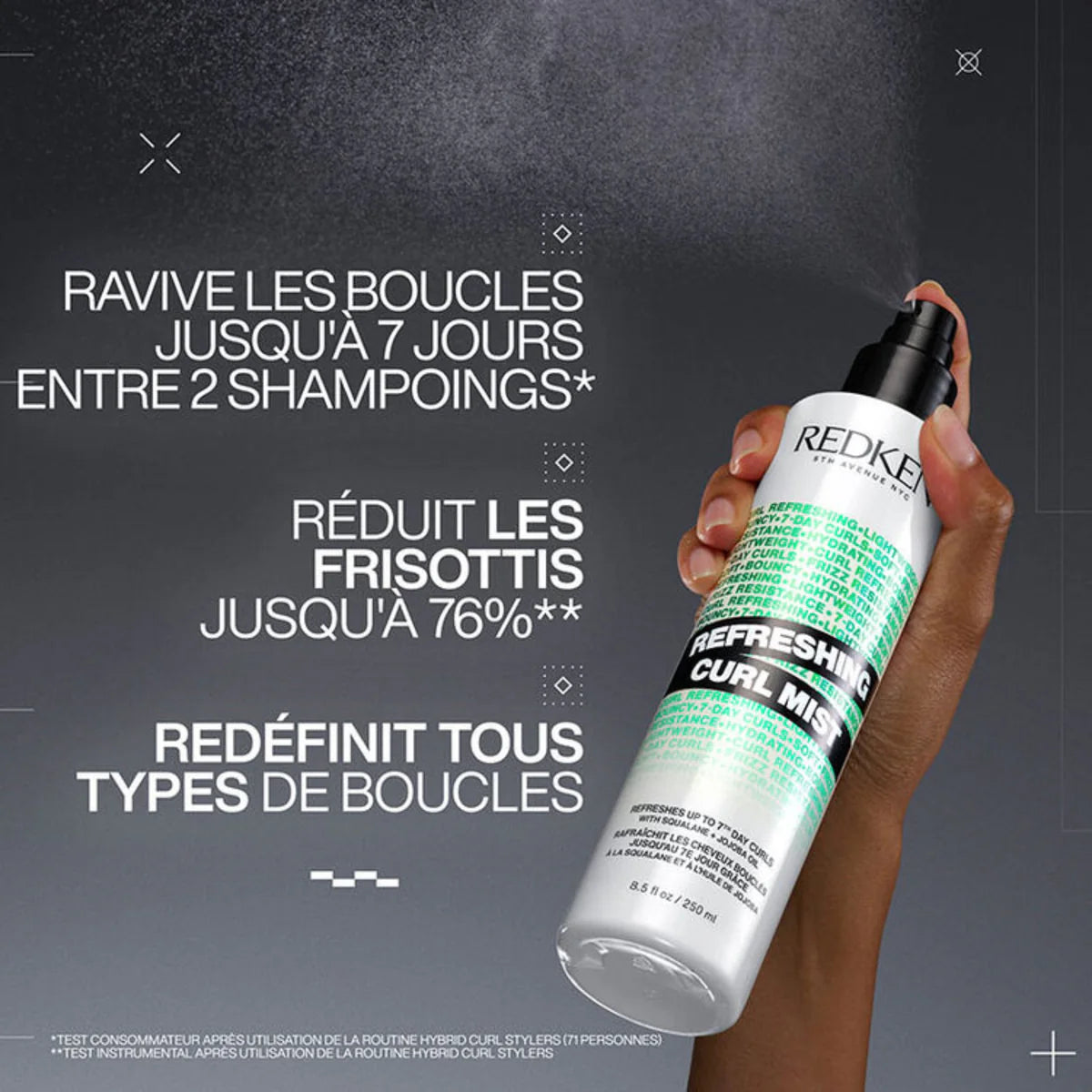 Redken brume rafraîchissante pour boucles