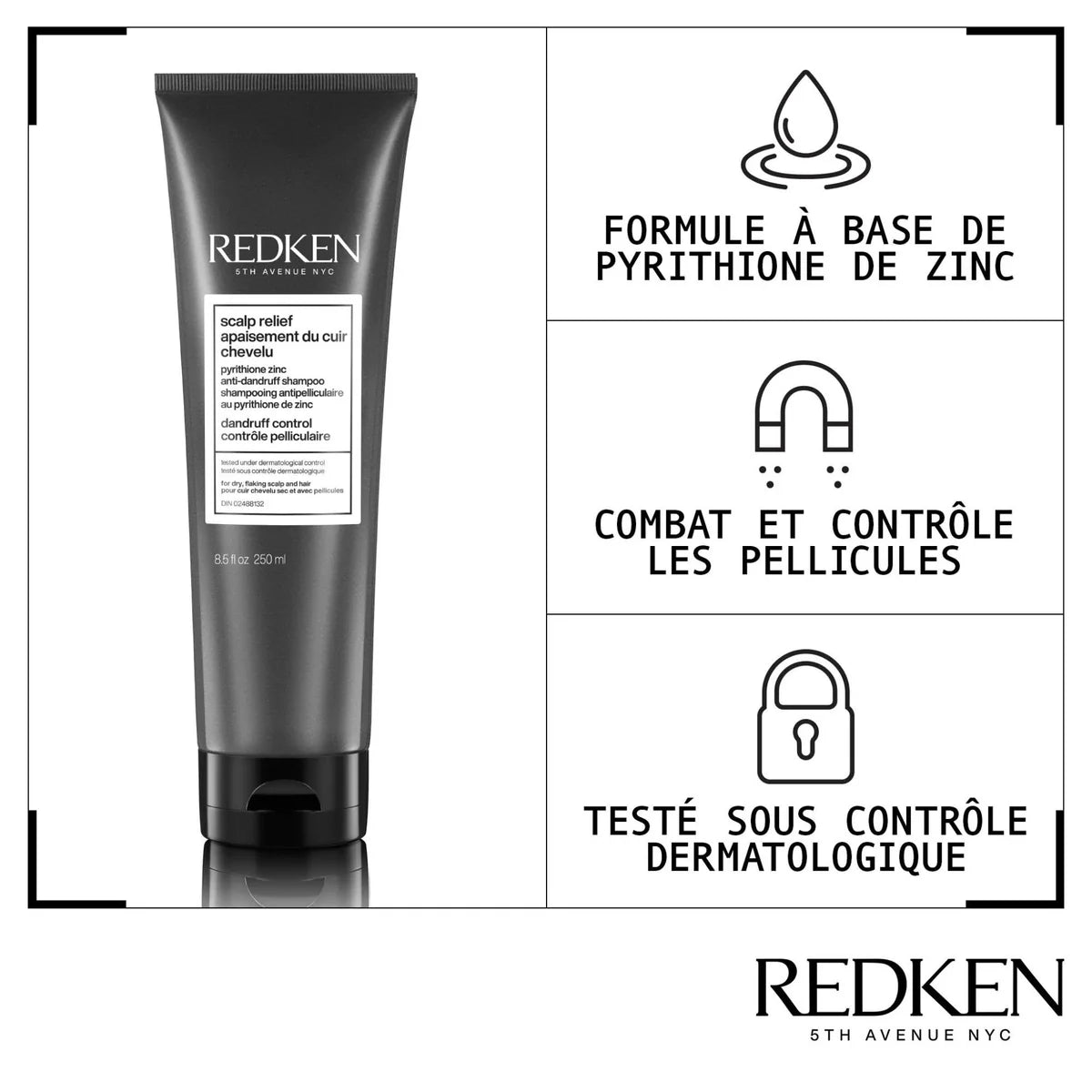 Redken shampooing antipelliculaire scalp relief