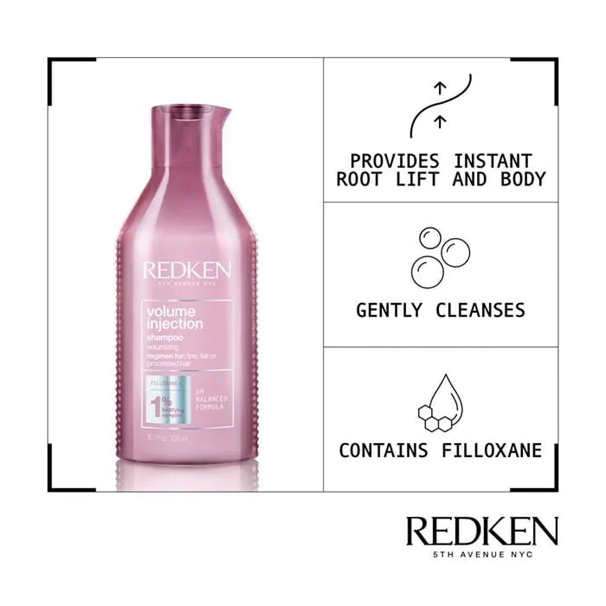 Redken shampooing volume injection 300 ml