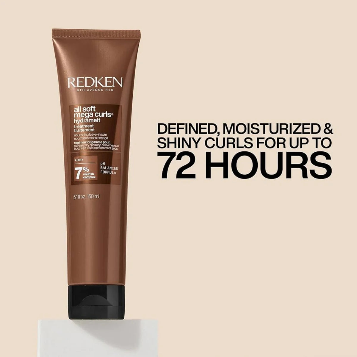 Redken traitement sans-rinçage hydramelt all soft méga curls