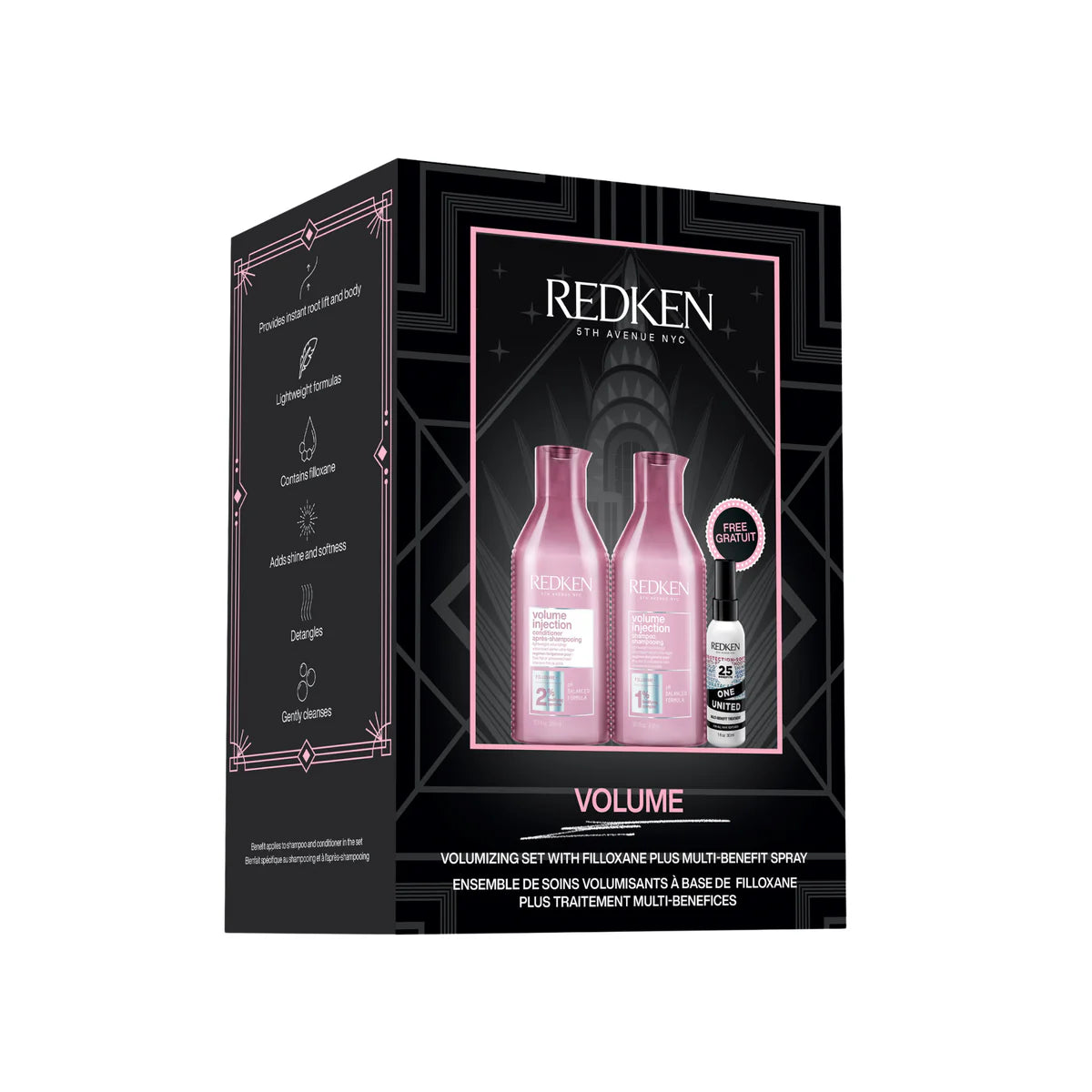 Redken coffret des fêtes -volume injection