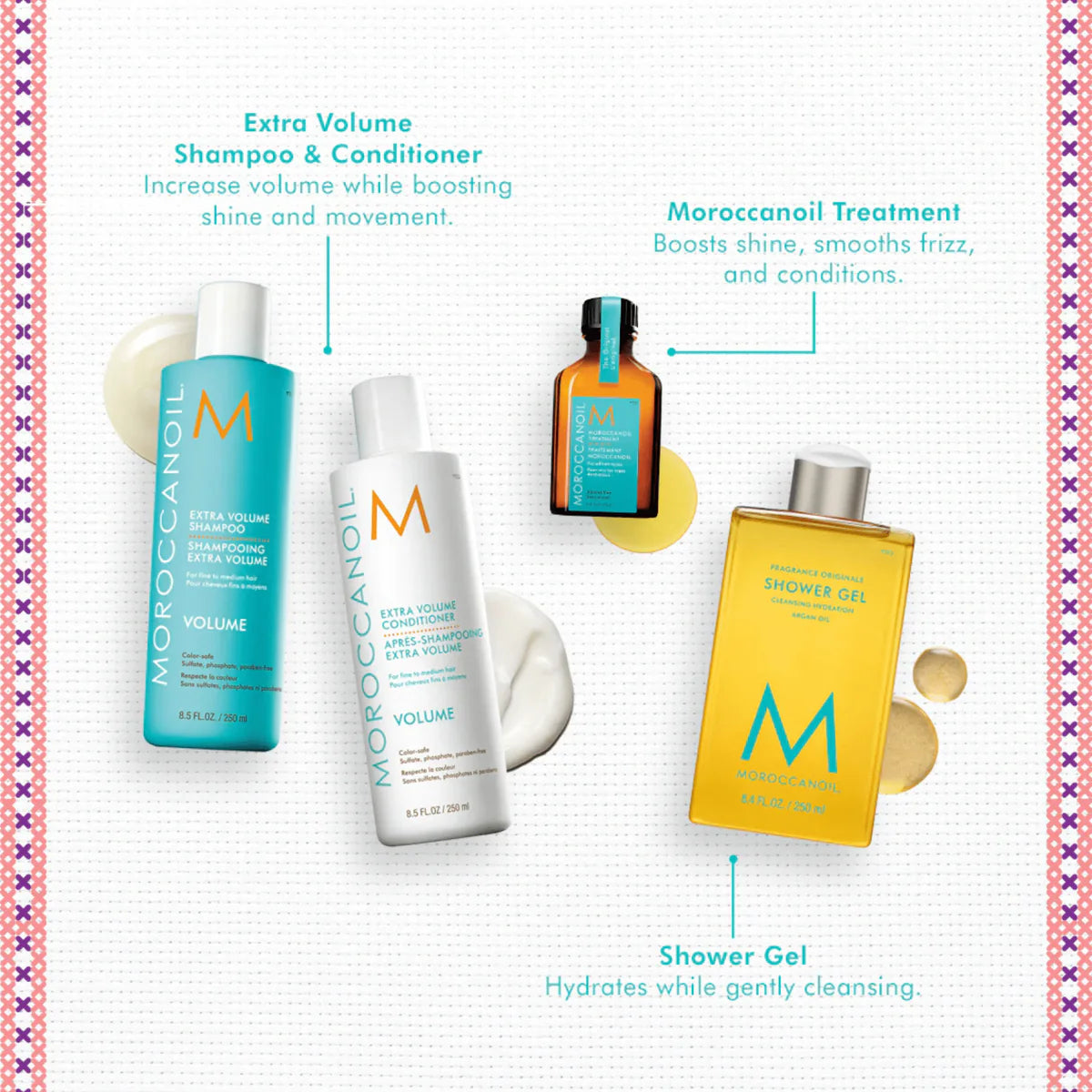 Moroccanoil coffret des fêtes -volume