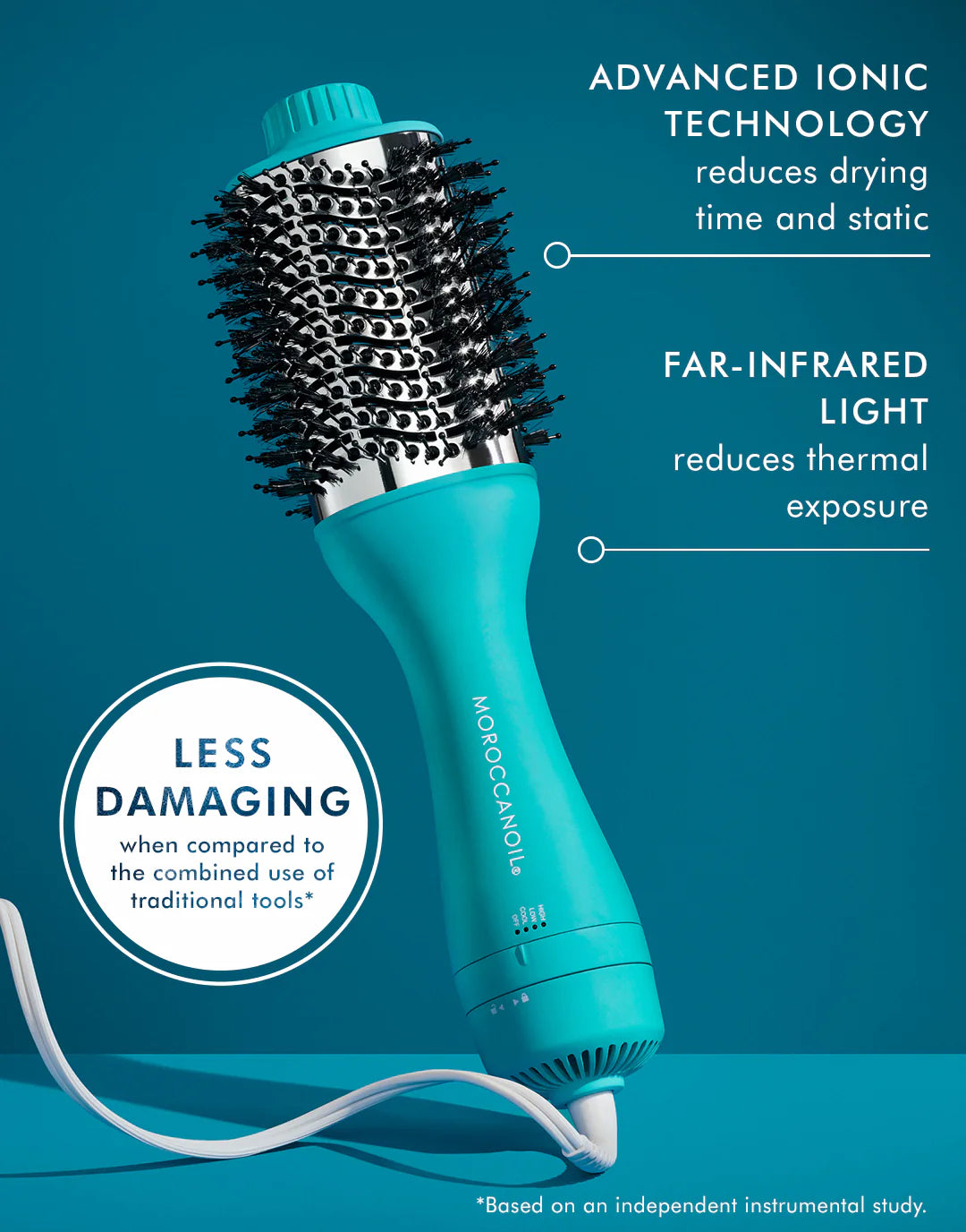 Brosse sèche cheveux 4-en-1