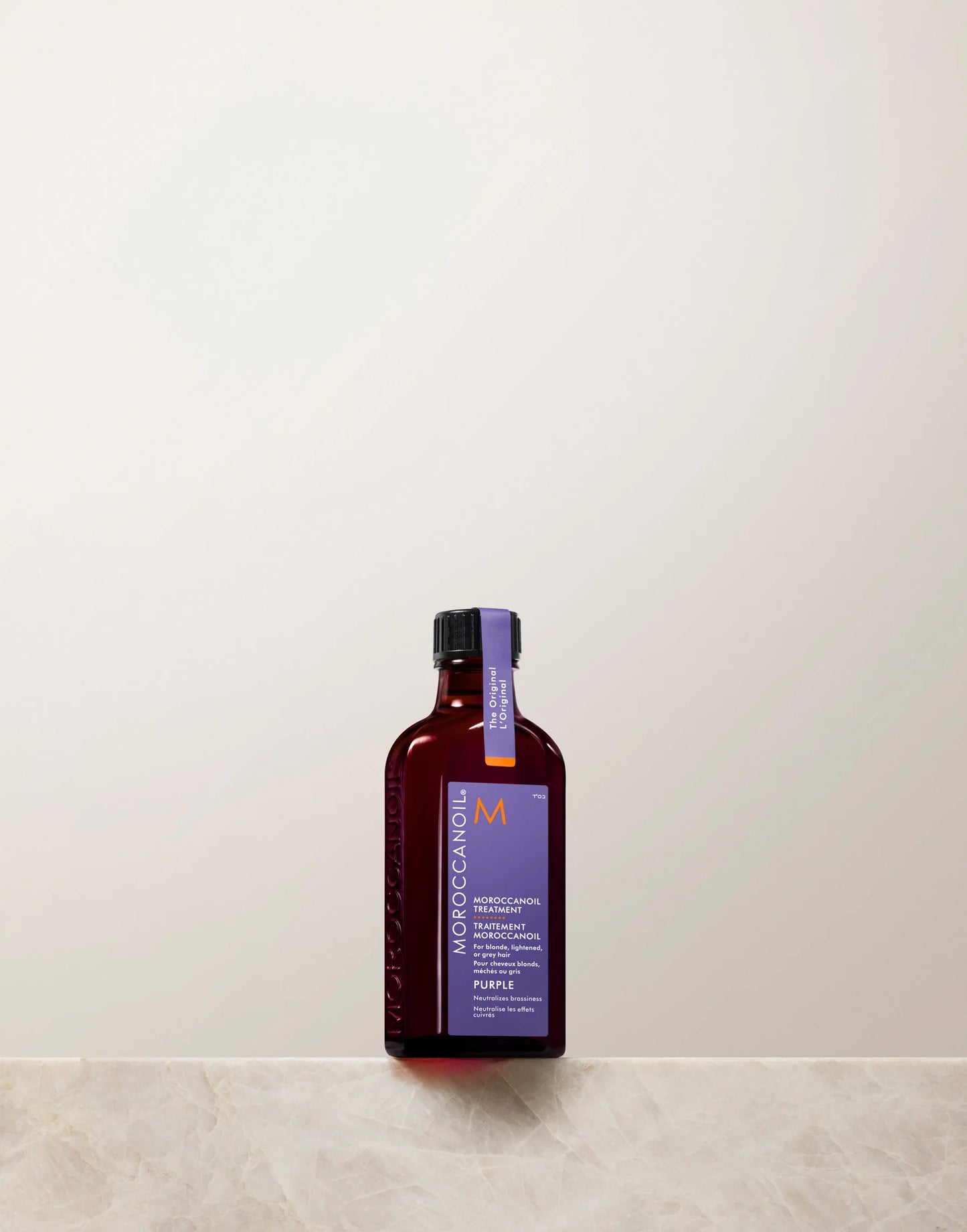 Traitement Moroccanoil mauve format voyage