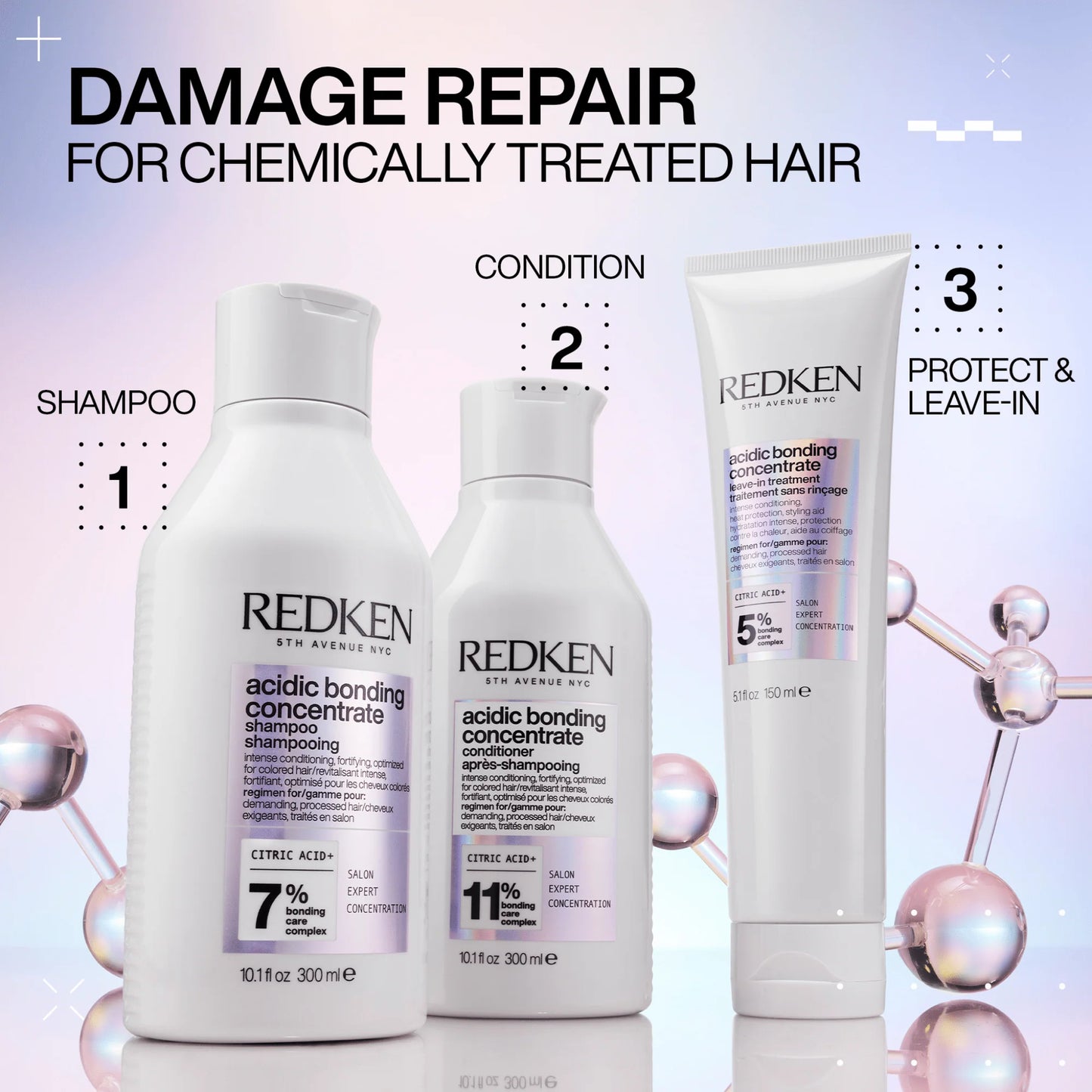 Redken shampooing acidic bonding concentrate